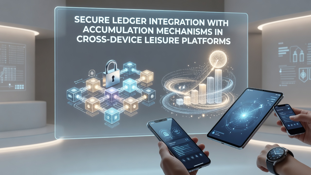 Secure ledger systems connecting multiple leisure devices through encrypted data pathways