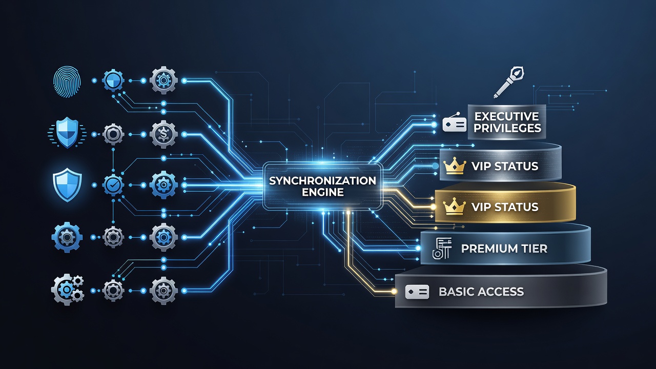 Network diagram illustrating verification token flow between mobile, desktop and smart TV entertainment devices